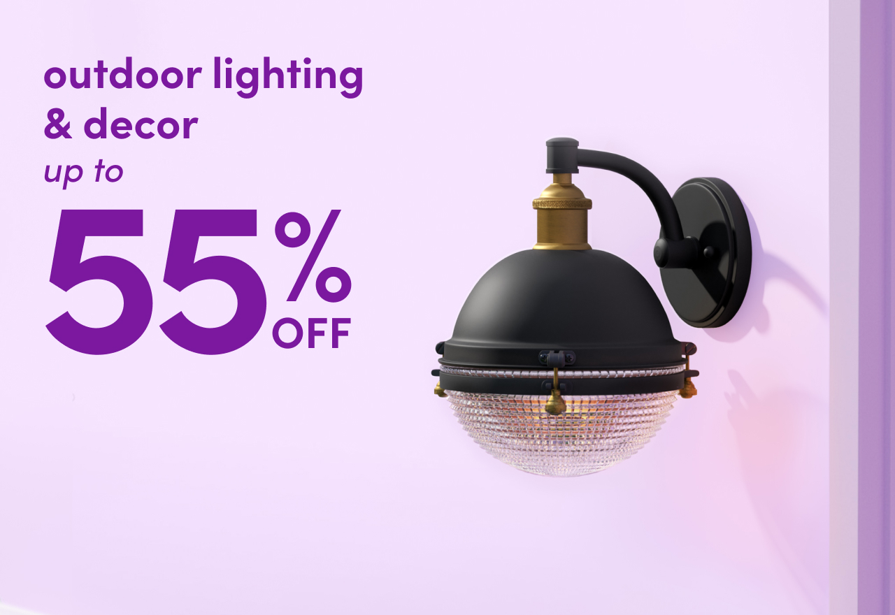 deals on outdoor lighting & decor